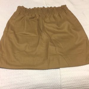 Khaki Jcrew mini skirt